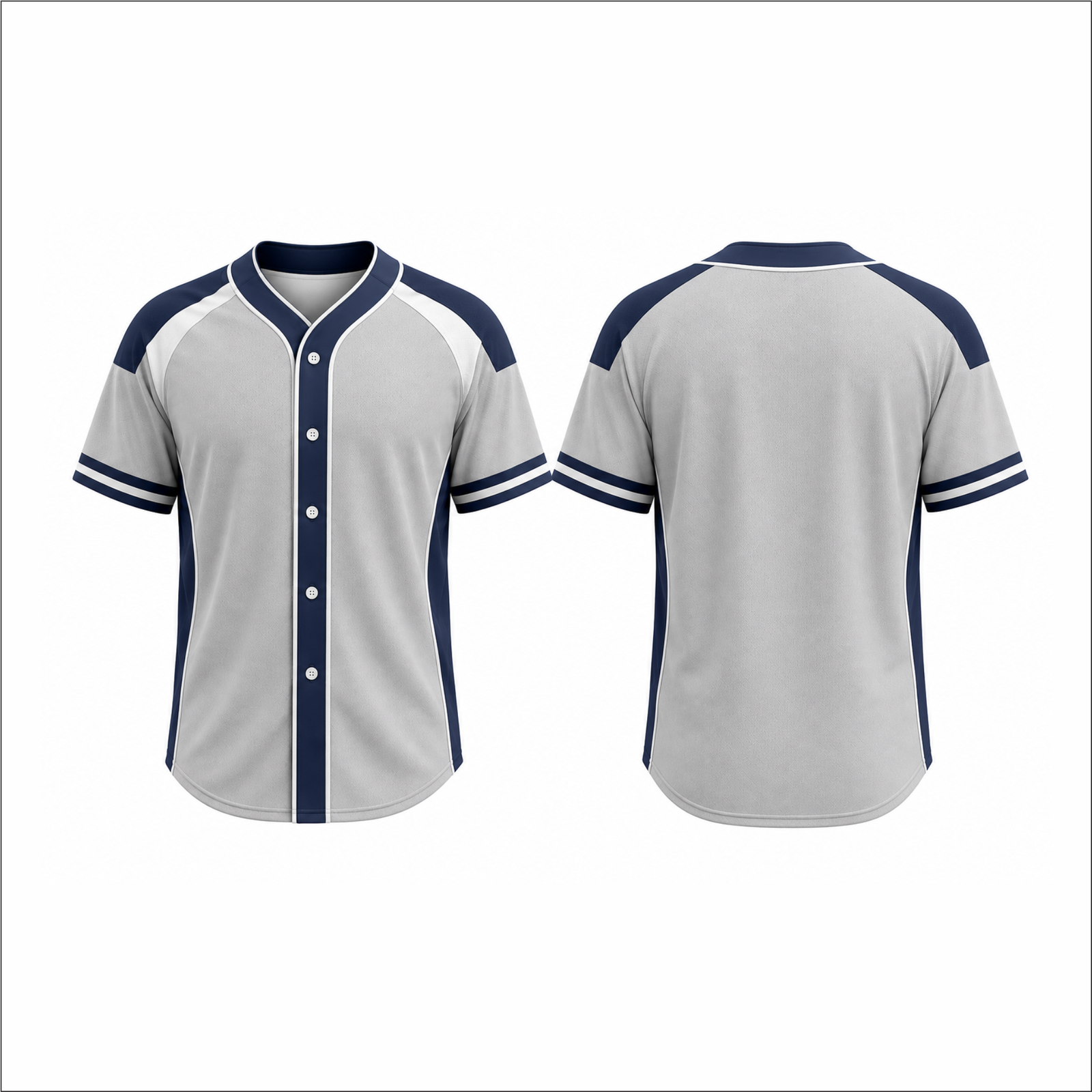 PowerClip Rectangle (2) BaseBall-Mens-Jersey-2 - Image 1
