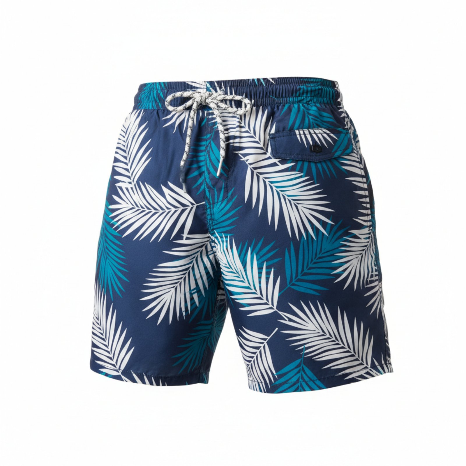 Casual swim board shorts tropical Mens-Casual-Short-6 - Image 1