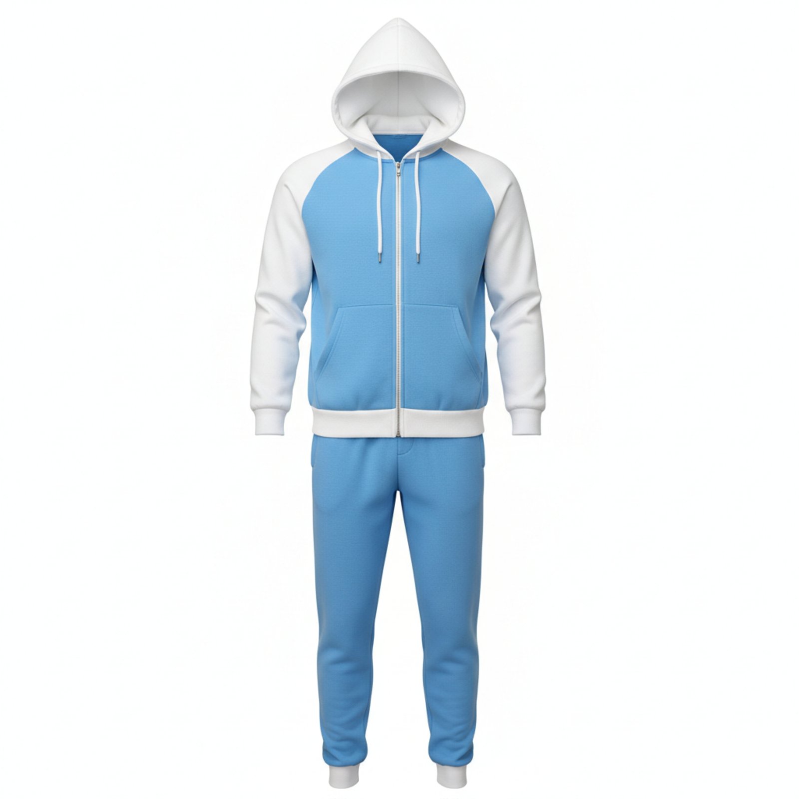 Mens hooded tracksuit simple v2 Mens-Casual-Tracksuite-1 - Image 1