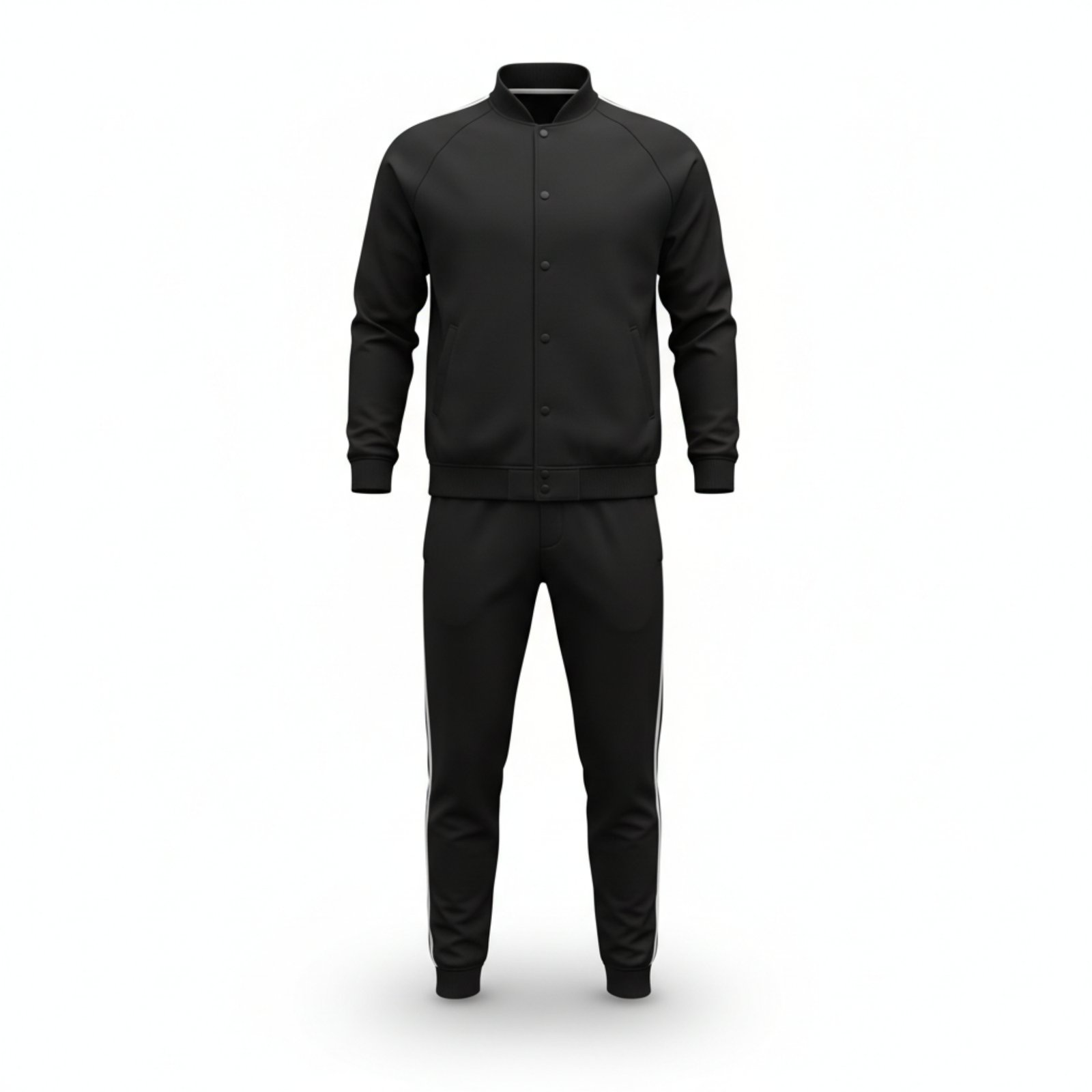 Tracksuit style 5 - snap button Mens-Casual-Tracksuite-5 - Image 1